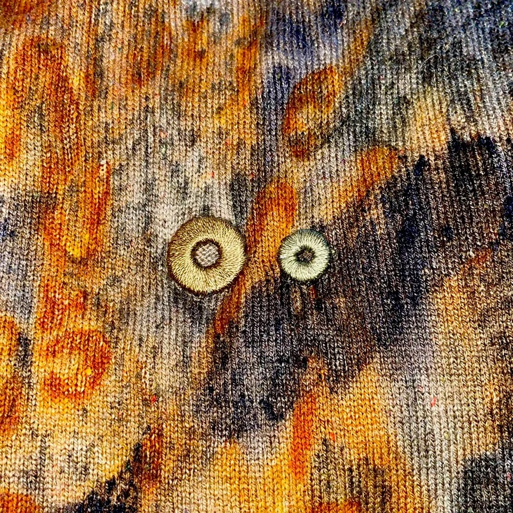 NWOT Michael Stars Brown & Blue Cardigan Sweater Dress.  Size XL. - Picture 5 of 5